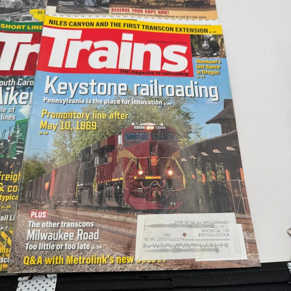 Trains Magazine Full Year 2019 Collection 12 Issues Railroading History Multi